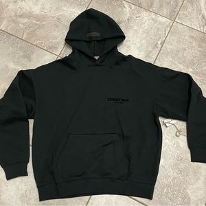 Essentials Fear of God Black Hoodie
